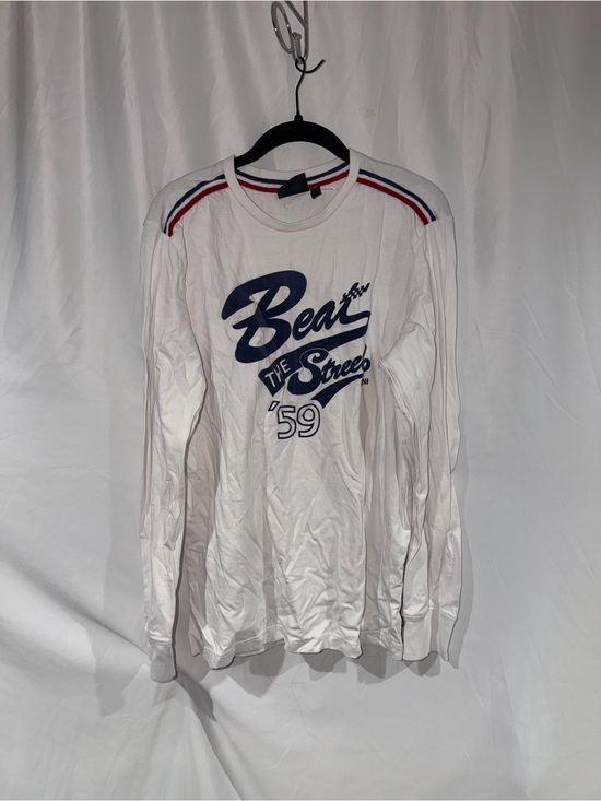 Mini Cooper Beat The Streets '59 Long Sleeve Graphic Tee White M